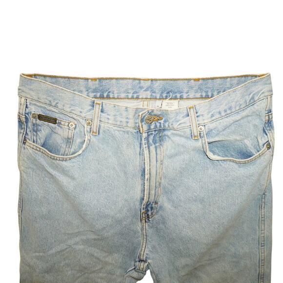 Vintage Calvin Klein CK Jeans Light Wash Cutoff Shorts Y2K Denim 90s USA - Picture 3 of 15